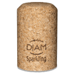 DIAM sparkling wine closure