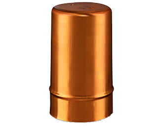 Copper 32mm screw cap